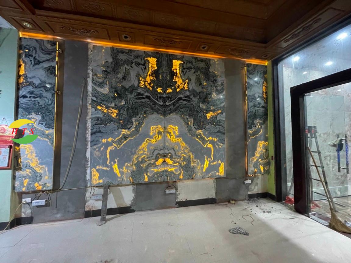 tranh đá màu xám